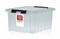 Ящик пластиковый с крышкой "RoxBox" 8 л, прозрачный 340х230х160см - фото 21316