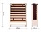 Раскладушка деревянная Основа сна Big ДУБ (200x90х43см)+чехол+ремешок - фото 41775