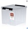 Ящик пластиковый с крышкой "RoxBox" 4.5 л, прозрачный 170x180x210 см - фото 41891