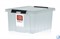 Ящик пластиковый с крышкой "RoxBox" 8 л, прозрачный 340х230х160см - фото 41906
