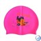 Шапочка для плавания силиконовая с рисунком RH-С10 (розовая) - фото 54120