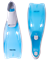 Ласты с закрытой пяткой Colton CF-02 серый/голубой 35-37 - фото 54142
