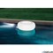 Надувной плавающий Пуфик Intex 68697 с LED-подсветкой, 86х33см, белый - фото 54336