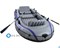 Надувная лодка Intex 68324 4-х местная Excursion 4 Set + насос, весла - фото 56271