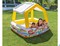Детский надувной бассейн прямоугольный с навесом &quot;Домик&quot; Intex 57470 (157х157х122)