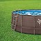 Каркасный бассейн SummerEscapes P20-1252-S +песочный фильт насос, лестница, тент, подстилка, набор для чистки DELUXE, скиммер (366х132см) - фото 58092