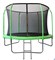 Батут 10FT SportElite 3,05м GB30201-10FT с защитной сеткой внутрь и лестницей, салатовый - фото 59784