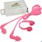 Комплект для плавания беруши и зажим для носа (розовые)  C33555-2 - фото 59820