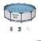 Круглый каркасный бассейн Steel Pro MAX Bestway 56418 +насос фильтр, лестницы (366х100)