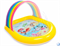 Детский надувной бассейн Цвета радуги  с распылителем Intex 57156 (147х130х86)