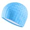 Шапочка для плавания ПУ одноцветная 3D (Голубой) B31517 - фото 62227