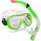 E33109-2 Набор для плавания юниорский маска+трубка (ПВХ) (зеленый) - фото 62349