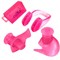 Комплект для плавания беруши и зажим для носа (розовые) C33425-4 - фото 63446