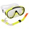 E39246-3 Набор для плавания юниорский маска+трубка (ПВХ) (желтый) - фото 64014