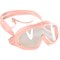E33122-3 Очки полумаска для плавания юниорская (силикон) (розовые) - фото 66059