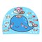 E38889-8 Шапочка для плавания детская текстиль (Кит) - фото 66123