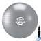 Мяч гимнастический 1868LW (85см, антивзрыв, с насосом, серебро) - фото 68135