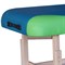 Массажный стационарный стол DFC NIRVANA, SUPERIOR2, дерев. ножки, 2 секции, цвет бирюз.с зелен. TS200 - фото 69911