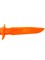 Нож односторонний твердый МАКЕТ оранжевый - фото 74512