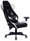 Кресло игровое Cactus CS-CHR-090BLW цвет: черно-белый, обивка: эко.кожа/сетка, крестовина: пластик черно-белый - фото 75047