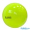Мяч для художественной гимнастики однотонный, d=15 см (желтый) - фото 75564