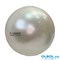 Мяч для художественной гимнастики однотонный, d=19 см (жемчужный) - фото 75575