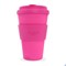 Кофейный эко-стакан 400 мл Розовый - фото 80176