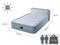 Надувная двуспальная кровать Intex 64450со спинкой, вст. насос 220v (152Х236Х86) - фото 85924