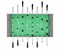 Игровой стол - футбол DFC 55" 140 x 70 см RQ22012 - фото 87635