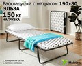 Раскладушка на панцирной сетке Эльза 190х80 см 21521