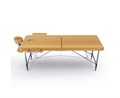 Массажный стол DFC NIRVANA, Elegant LUXE, 186х70х4 см, алюм. ножки, цвет горчичный (Mustard),  TS2010_M / 186х70х84 см 17597