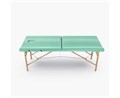 Массажный стол DFC NIRVANA, Optima, дерев. ножки, цвет зеленый (Green), TS20110S_Gr / 213х81х83 см 17589