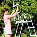 Лестница для бассейна Intex 28076 с площадкой и со съемными ступенями (122см) 28076