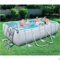 Каркасный бассейн BestWay 56441 + фильтр-насос, лестница (404х201х100) 56441-2