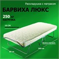Раскладушка с матрасом / складная кровать БАРВИХА ЛЮКС 200х90 / премиум класса 11329-1