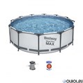 Круглый каркасный бассейн Bestway 56260 (366х100) + насос-фильтр 56260