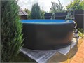 Морозоустойчивый бассейн Лагуна 2,5 х 1,25м- коричневый, пленка мрамор 0/4 мм / +скиммер 25011-1