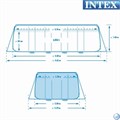 Тент для прямоугольных бассейнов 404х219см BestWay 58107 58107