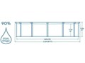 Bestway 561CS Каркасный бассейн Hydrium 549х130 см со стальными стенками 561CS