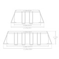 Intex 26790 / Бассейн каркасный Prism Frame / 400х200х122см + фильтр-насос, лестница 26790