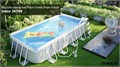 Intex 26790 / Бассейн каркасный Prism Frame / 400х200х122см + фильтр-насос, лестница 26790