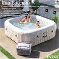 Intex 28446 / Надувная джакузи PureSpa Chevron Deluxe / 175 х 71 см 28446