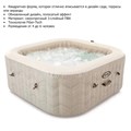 Intex 28446 / Надувная джакузи PureSpa Chevron Deluxe / 175 х 71 см 28446