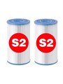 Intex 29012 Картридж "S2"  для СПА-бассейнов серии Chevron и Greystone (блок из 2 шт) 25236