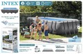 Каркасный бассейн Intex 26356 Ultra XTR Rectangular Frame + песочный насос, лестница, тент, подстилка (549х274х132см) 26356