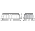 Каркасный бассейн Intex 26356 Ultra XTR Rectangular Frame + песочный насос, лестница, тент, подстилка (549х274х132см) 26356