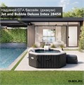 Intex 28458 Надувной СПА бассейн Jet And Bubble Deluxe (201х71см) + хлоргенератор 28458