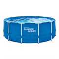 Каркасный бассейн Laguna Vista / 366х132см / P20-1252-B +фильт насос, лестница, тент, подстилка, набор для чистки, скиммер P20-1252-B