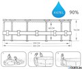 Каркасный бассейн  Steel Pro MAX Bestway 56408 +фильтр-насос (305х76 ) 56408