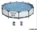 Бассейн каркасный  Steel Pro MAX Bestway 56416 + фильт насос (366х76см) 56416